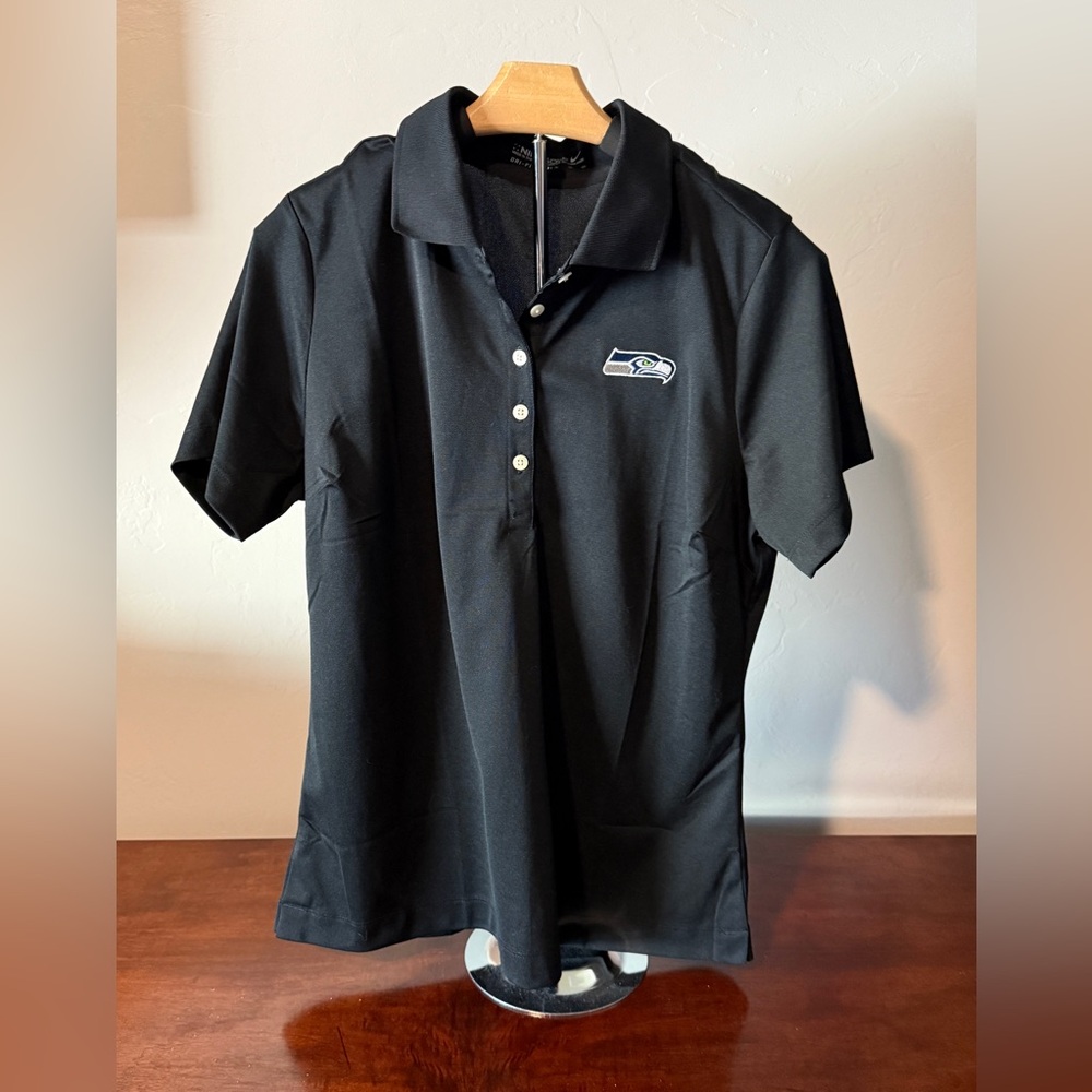 Nike Golf Dri Fit Polo Seahawks Logo Women’s XL